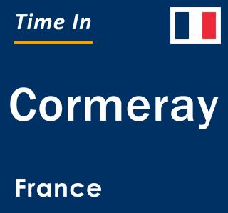 Current local time in Cormeray, France