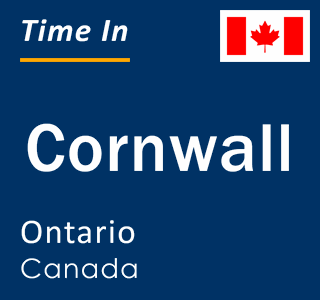 Current local time in Cornwall, Ontario, Canada