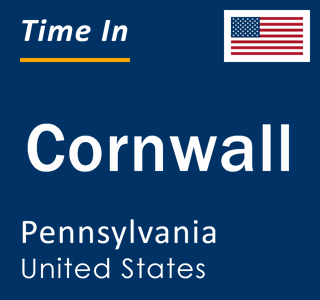 Current local time in Cornwall, Pennsylvania, United States