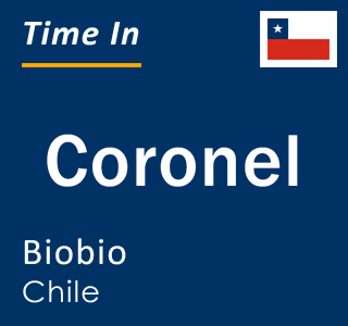 Current time in Coronel, Biobio, Chile