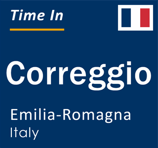 Current local time in Correggio, Emilia-Romagna, Italy