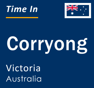 Current local time in Corryong, Victoria, Australia