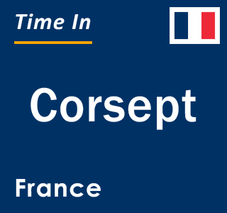 Current local time in Corsept, France