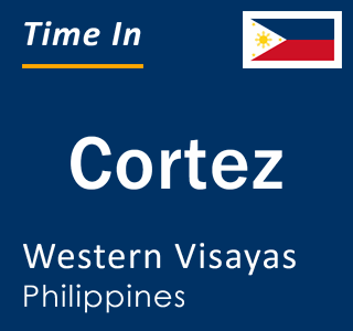 Current local time in Cortez, Western Visayas, Philippines