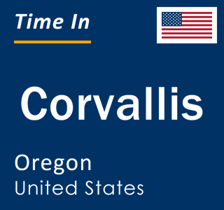 Current time in Corvallis, Oregon, United States