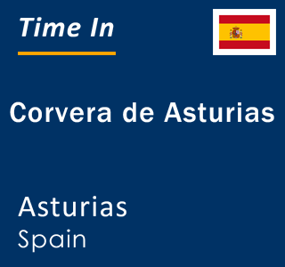 Current local time in Corvera de Asturias, Asturias, Spain