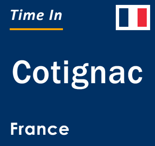 Current local time in Cotignac, France