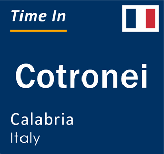 Current local time in Cotronei, Calabria, Italy