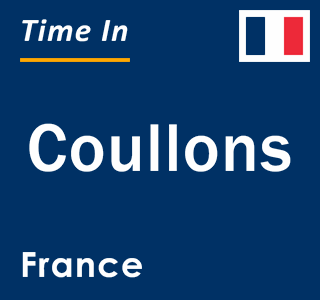 Current local time in Coullons, France