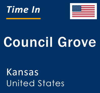 Current local time in Council Grove, Kansas, United States