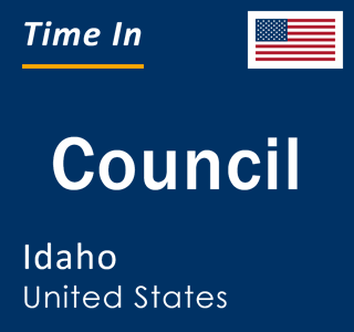 Current local time in Council, Idaho, United States