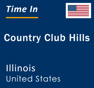 Current local time in Country Club Hills, Illinois, United States