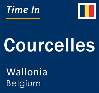 Current time in Courcelles, Wallonia, Belgium
