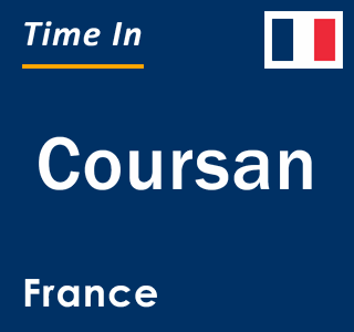 Current local time in Coursan, France