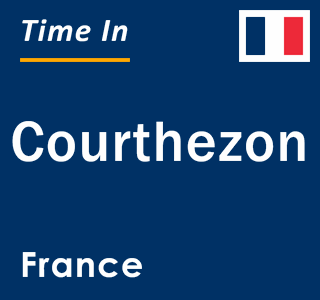 Current local time in Courthezon, France