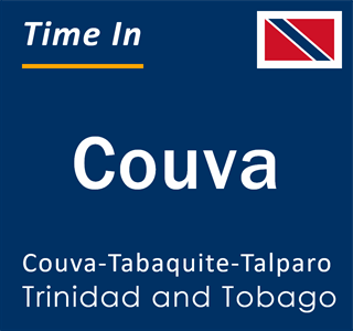 Current local time in Couva, Couva-Tabaquite-Talparo, Trinidad and Tobago