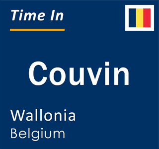 Current time in Couvin, Wallonia, Belgium