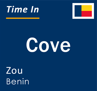 Current local time in Cove, Zou, Benin