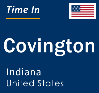 Current local time in Covington, Indiana, United States