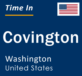 Current local time in Covington, Washington, United States