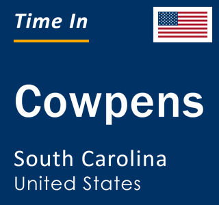 Current local time in Cowpens, South Carolina, United States