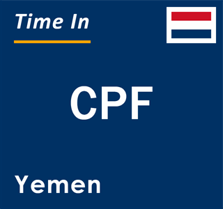 Current local time in CPF, Yemen