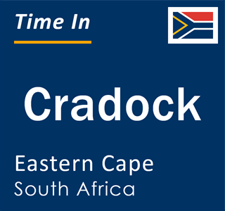 Current local time in Cradock, Eastern Cape, South Africa