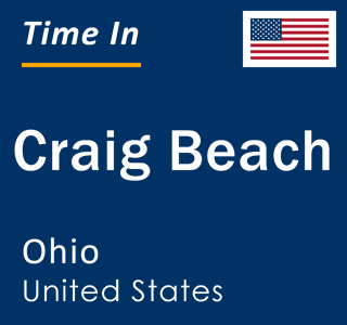 Current local time in Craig Beach, Ohio, United States