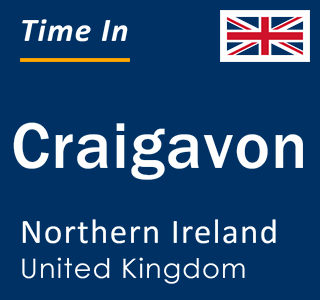 Current local time in Craigavon, Northern Ireland, United Kingdom