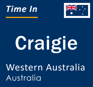 Current local time in Craigie, Western Australia, Australia