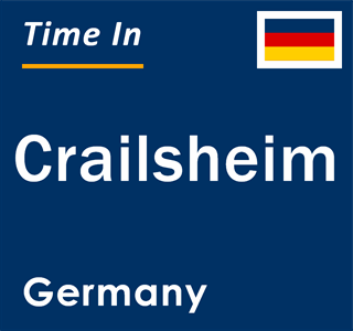 Current local time in Crailsheim, Germany