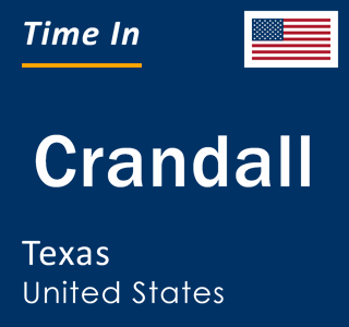 Current local time in Crandall, Texas, United States