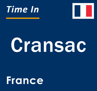 Current local time in Cransac, France