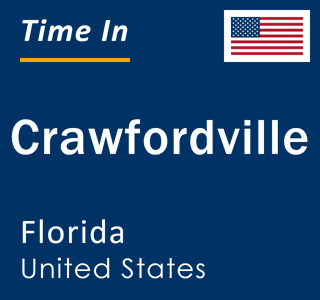 Current local time in Crawfordville, Florida, United States