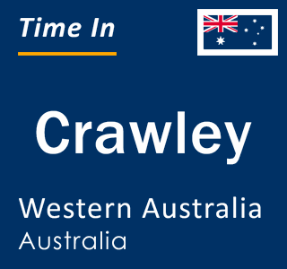 Current local time in Crawley, Western Australia, Australia