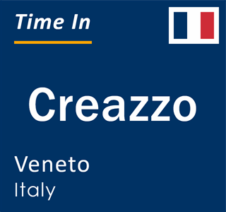 Current local time in Creazzo, Veneto, Italy