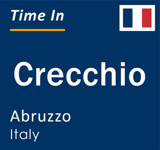 Current local time in Crecchio, Abruzzo, Italy