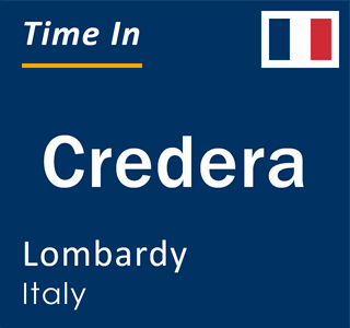 Current local time in Credera, Lombardy, Italy