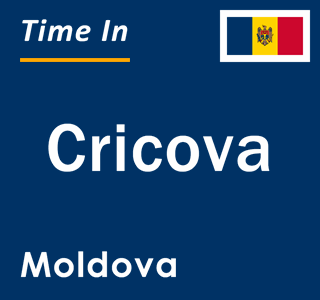 Current local time in Cricova, Moldova