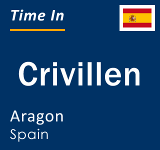 Current local time in Crivillen, Aragon, Spain