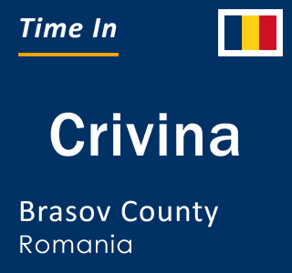 Current local time in Crivina, Brasov County, Romania