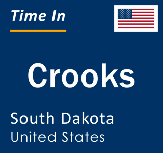 Current local time in Crooks, South Dakota, United States