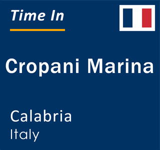 Current local time in Cropani Marina, Calabria, Italy