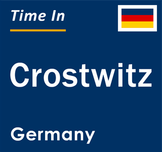 Current local time in Crostwitz, Germany