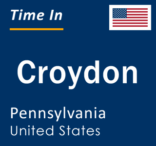 Current local time in Croydon, Pennsylvania, United States