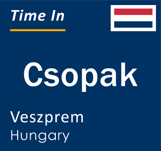 Current local time in Csopak, Veszprem, Hungary