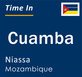 Current local time in Cuamba, Niassa, Mozambique