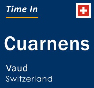 Current local time in Cuarnens, Vaud, Switzerland