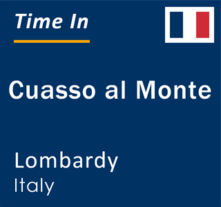Current local time in Cuasso al Monte, Lombardy, Italy