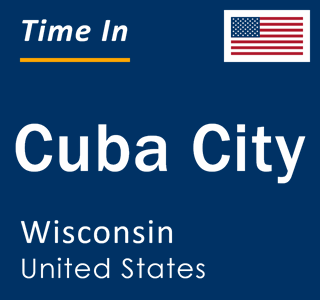 Current local time in Cuba City, Wisconsin, United States